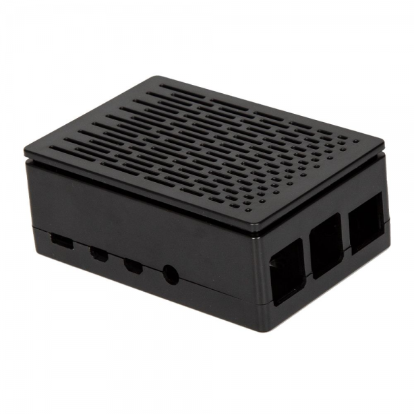 Корпус ACD RA509 Black ABS Case (Install 3010/3007 Fans or 3.5 Inch Touch Screen), совместим с креплением VESA Mount, for Raspberry PI 4B