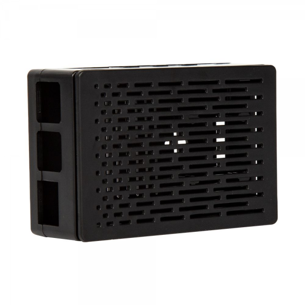Корпус ACD RA509 Black ABS Case (Install 3010/3007 Fans or 3.5 Inch Touch Screen), совместим с креплением VESA Mount, for Raspberry PI 4B