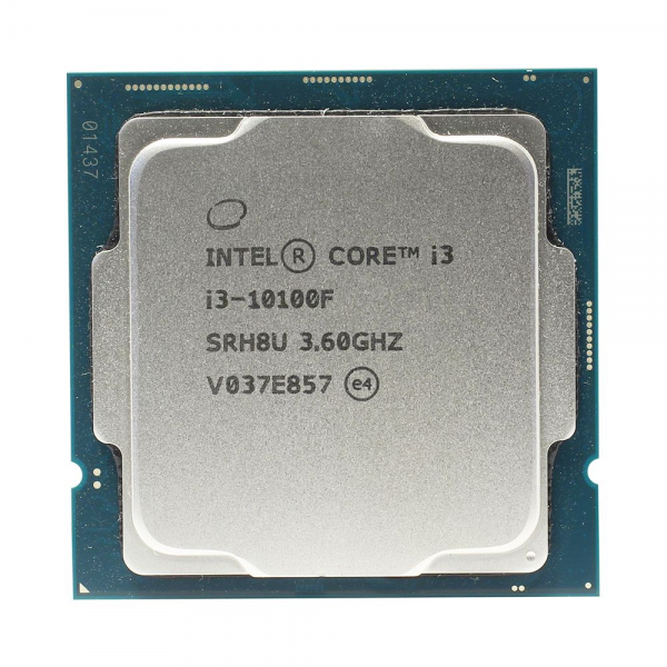 Центральный Процессор Intel Core I3-10100F OEM (Comet Lake, 14nm, C4/T8, Base 3,60GHz, Turbo 4,30GHz, Without Graphics, L3 6Mb, TDP 65W, S1200) OEM