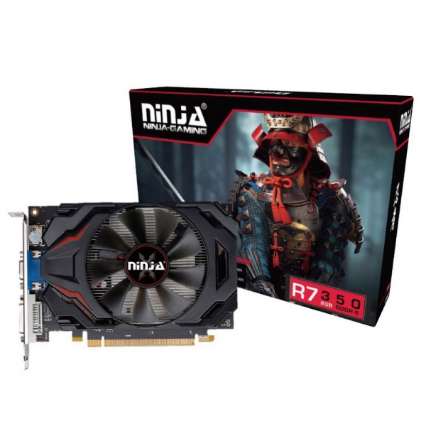 Видеокарта Ninja (Sinotex) R7 350 2GB GDDR5 128bit VGA DVI HDMI 1FAN RTL (728013)