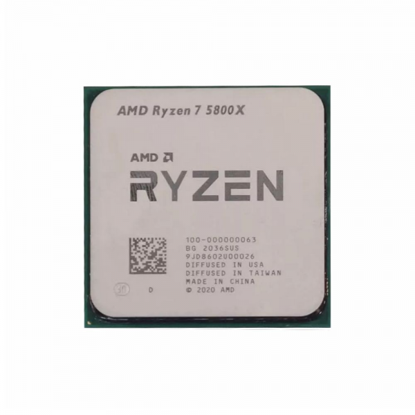Центральный Процессор AMD RYZEN 7 5800X BOX (Vermeer, 7nm, C8/T16, Base 3,80GHz, Turbo 4,70GHz, Without Graphics, L3 32Mb, TDP 105W, w/o cooler, SAM4) (312714)