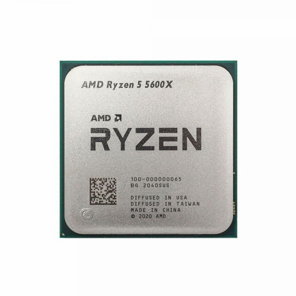 Центральный Процессор AMD RYZEN 5 5600X OEM (Vermeer, 7nm, C6/T12, Base 3,70GHz, Turbo 4,60GHz, Without Graphics, L3 32Mb, TDP 65W, SAM4), (360239) OEM 100-000000065