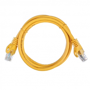Патч-корд ACD-LPU5E-10YCat5e UTP 24AWG 4Pair, 7/0.18мм CCA Желтый,1.0м, (741425)