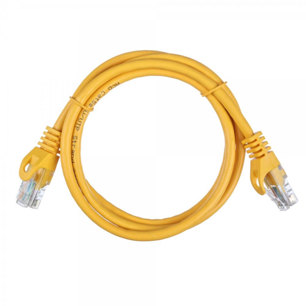 Патч-корд ACD-LPU5E-10YCat5e UTP 24AWG 4Pair, 7/0.18мм CCA Желтый,1.0м, (741425)