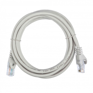 Патч-корд ACD-LPU5E-20A  Cat5e UTP 24AWG 4Pair, 7/0.18мм CCA Серый,2.0м, (741500)