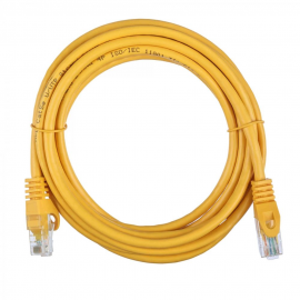 Патч-корд ACD-LPU5E-30Y  Cat5e UTP 24AWG 4Pair, 7/0.18мм CCA Желтый, 3.0м