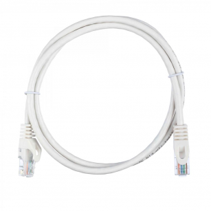 Патч-корд ACD-LPU5C-10W  Cat5e UTP 24AWG 4Pair, 7/0.18мм CU Белый, 1.0м, (741746)