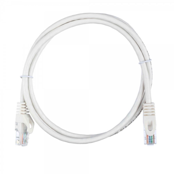 Патч-корд ACD-LPU5C-10W Cat5e UTP 24AWG 4Pair, 7/0.18мм CU Белый, 1.0м, (741746)