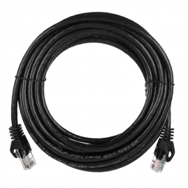 Патч-корд  |ACD-LPU5C-50B| Cat5e UTP 24AWG 4Pair, 7/0.18мм CU Черный, 5.0м (741814)