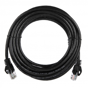 Патч-корд  |ACD-LPU5C-50B| Cat5e UTP 24AWG 4Pair, 7/0.18мм CU Черный, 5.0м (741814)