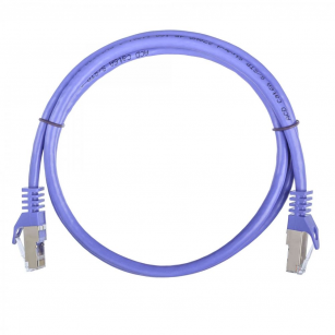 Патч-корд  |ACD-LPS6A-10P| Cat6a SSTP, 27AWG,CU Фиолетовй, 1.0м, (741876)