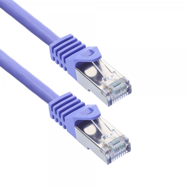 Патч-корд ACD-LPS6A-50P Cat6a SSTP, 27AWG,CU Фиолетовй, 5.0м, (741890)