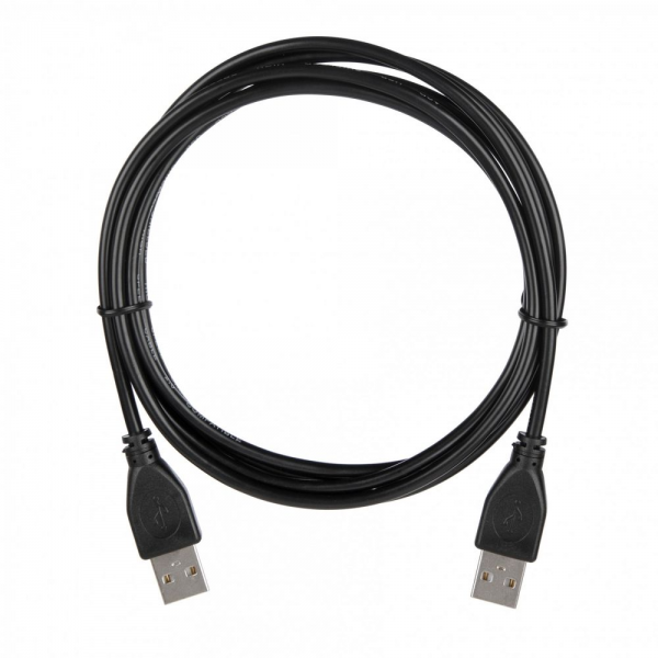Кабель ACD-U2AAM-30L |ACD-U2AAM-30L| USB 2.0, A male - A male, ТТХ: |ACD-U2AAM-30L| (7/0.12BC+PE)*1P+(7/0.12BC+PE)*2C+7/0.12BC+AL+PVC OD4.0, Черный, 3мm (742033)