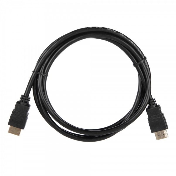 Кабель ACD-DHHM1-18B |ACD-DHHM1-18B| HDMI 1.4, Golden Plated,19m/19m, Черный, 1.8м, (742170)