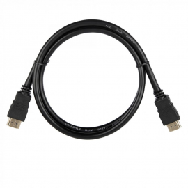 Кабель ACD-DHHM2-10B |ACD-DHHM2-10B| HDMI 2.0, Golden Plated,19m/19m, Черный, 1м (742224)