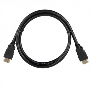 Кабель ACD-DHHM2-10B |ACD-DHHM2-10B| HDMI 2.0, Golden Plated,19m/19m, Черный, 1м (742224)
