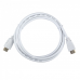Кабель ACD-DHHM2-18W |ACD-DHHM2-18W| HDMI 2.0, Golden Plated,19m/19m, Белый, 1.8м, (742248)