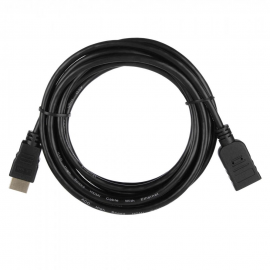 Кабель ACD-DHHF1-30B |ACD-DHHF1-30B| HDMI 1.4, Golden Plated,19m/19f, HDMI extension, Черный, 3м |ACD-DHHF1-30B| (742286)