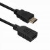 Кабель ACD-DHHF1-50B |ACD-DHHF1-50B| HDMI 1.4, Golden Plated,19m/19f, HDMI extension, Черный, 5м |ACD-DHHF1-50B| (74229)