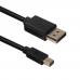Кабель ACD-DDMM2-18B |ACD-DDMM2-18B| DisplayPort 1.2, DP-mDP, Golden Plated, 20m/20m, Черный, 1.8м, |ACD-DDMM2-18B| (742491)