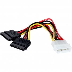 Переходник питания IDE-устройств 1big в 2SATA ExeGate EX-CC-SATA-PSY 15см