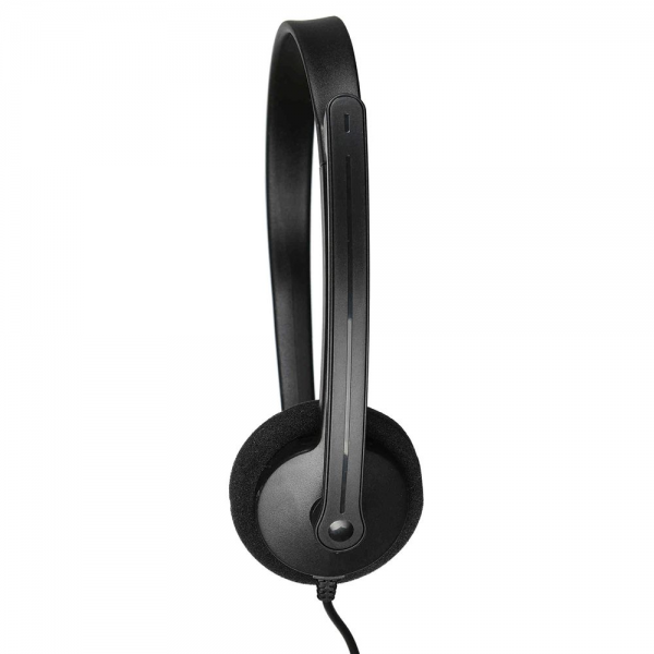 Гарнитура ACD-Call H100A |ACD-H100A-AB1| черная, mini jack 3.5mm, 1х динамик 40мм, поворотный |ACD-H100A-AB1| микрофон, управление на проводе, длина провода 1,6м (551929)