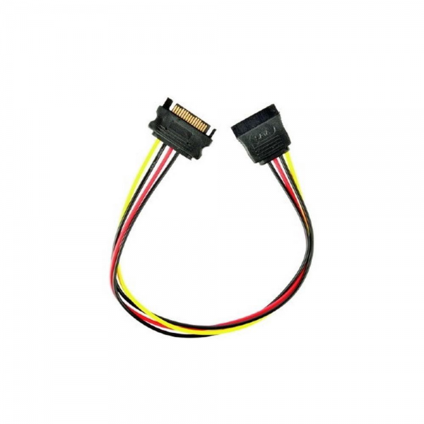Кабель Cablexpert CC-SATAMF-01 Удлинитель кабеля питания SATA Cablexpert 15pin(M)/15pin(F) 30см