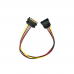 Кабель Cablexpert CC-SATAMF-01 Удлинитель кабеля питания SATA Cablexpert 15pin(M)/15pin(F) 30см