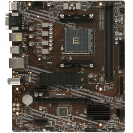 Материнская плата MSI A520M PRO A520, AM4, 2*DDR4, 1*PCIEx16, 2*PCIEx1, 1*M.2, 6*USB3.2Gen1, 6*USB2.0, 4*SATA3.0, 1G, VGA, DP, HDMI, M-ATX, RTL