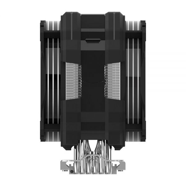 Вентилятор ALSEYE M120D (PLUS) Universal, 200W, Heat pipe 6mm*6, 120mm FAN 700;1900rpm, 73.75CFM, 41.2dBA, 8 LED, LED temperature cover RTL, (874289)
