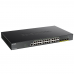 Коммутатор D-Link DGS-1250-28XMP/A1A L2 Smart Switch with 24 10/100/1000Base-T ports and 4 10GBase-X SFP+ ports (24 PoE ports 802.3af/802.3at (30 W), PoE Budget 370W), {5} (443008)