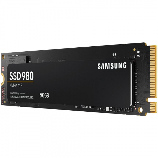 Твердотельный накопитель SSD Samsung 980 M.2 2280 Твердотельный накопитель SSD Samsung 980 M.2 2280 MZ-V8V500BW 500GB Client SSD PCIe Gen3x4 with NVMe, 3100/2600, IOPS 400/470K, MTBF 1.5M, 3D NAND TLC, 300TBW, 0,33DWPD, RTL