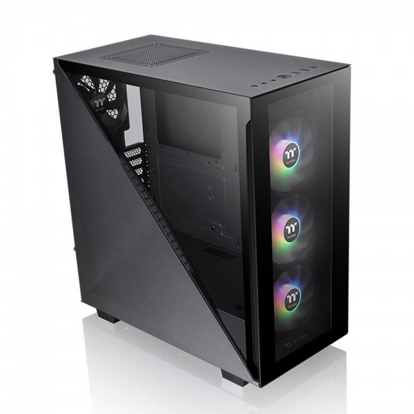 Корпус Thermaltake Divider 300 TG ARGB CA-1S2-00M1WN-01 Black/Win/SPCC/Tempered Glass*2/120mm Standard Fan*1/120mm CA-1S2-00M1WN-01 ARGB Fan*3 (527453)