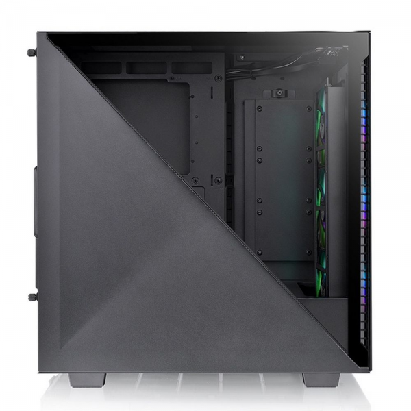 Корпус Thermaltake Divider 300 TG ARGB CA-1S2-00M1WN-01 Black/Win/SPCC/Tempered Glass*2/120mm Standard Fan*1/120mm CA-1S2-00M1WN-01 ARGB Fan*3 (527453)