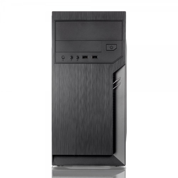 Корпус FoxLine Case Foxline FL-702 |FL-702-FZ450| , mATX, 1x5.25EXT, 1x3.5EXT, 2x3.5INT, 2xUSB2.0, HDA, w/o FAN, |FL-702-FZ450| w/450W ATX PSU, w/1.2m EU pwr cord, (970597)