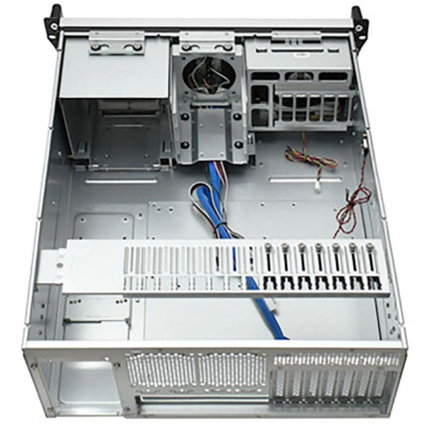 Корпус Chenbro Bad Pack RM41300H12*13729 For Tesla GPU (можно установить 4шт Tesla/Quadro), MB 12"x13", 3x5.25"+2x3.5"+4x Internal 3.5"+Slim ODD, 120mm FAN, wo PSU