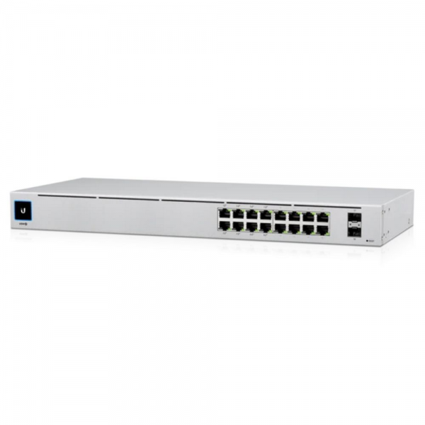 Коммутатор Ubiquiti UniFi Switch 16 PoE |USW-16-POE| Ubiquiti PoE-коммутатор в стойку, 16х 1G RJ45, 2х SFP, раздача 42 |USW-16-POE| Вт (028547)