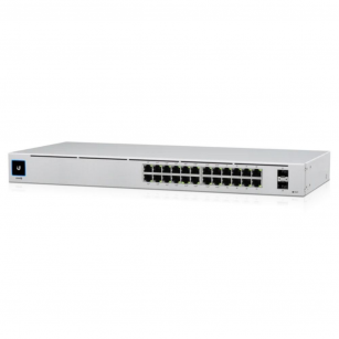 Коммутатор Ubiquiti UniFi 24Port Gigabit Switch with SFP |USW-24| Ubiquiti коммутатор в стойку, 24х 1G RJ45, 2х SFP, |USW-24| RTL {2} (071385)