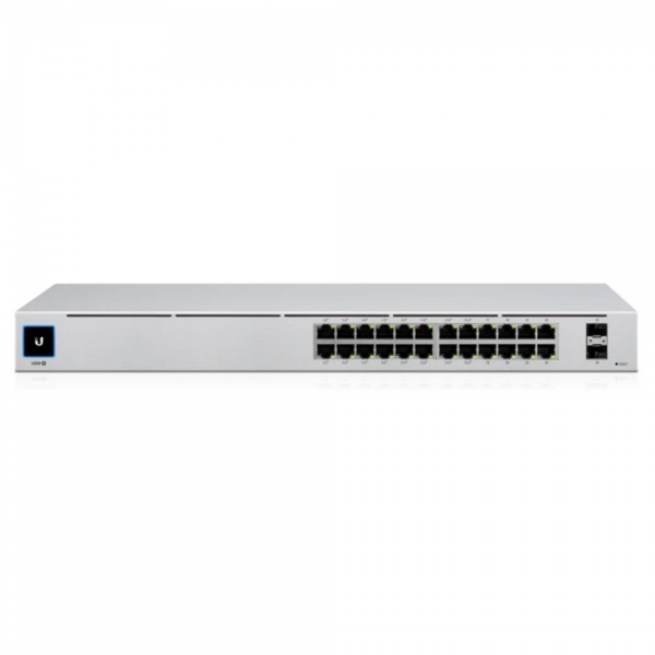 Коммутатор Ubiquiti UniFi Switch 24 PoE |USW-24-POE| Ubiquiti PoE-коммутатор в стойку, 24х 1G RJ45, 2х SFP, раздача 95 |USW-24-POE| Вт (028554) {2}