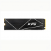 Твердотельный накопитель SSD ADATA XPG GAMMIX S70 BLADE 1TB M.2 2280 AGAMMIXS70B-1T-CS Client PCIe Gen4x4 with NVMe, 7400/5500, IOPS 350/720K, MTBF 2M, 3D TLC, 740TBW, 0,41DWPD, Heatsink, RTL (933065)