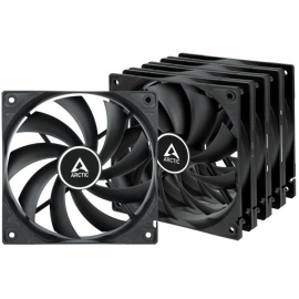 Вентилятор корпусной ARCTIC Cooling F12 Value pack Black (5pc)  (ACFAN00248A) (703291) {12}