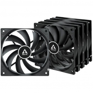 Вентилятор корпусной ARCTIC Cooling F12 Value pack Black (5pc)  (ACFAN00248A) (703291) {12}