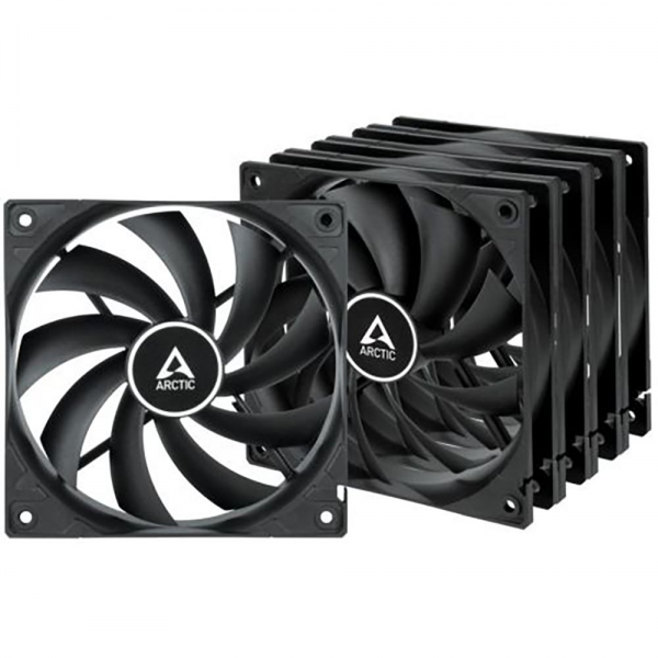 Вентилятор корпусной ARCTIC Cooling F12 Value pack Black (5pc) (ACFAN00248A) (703291) {12}