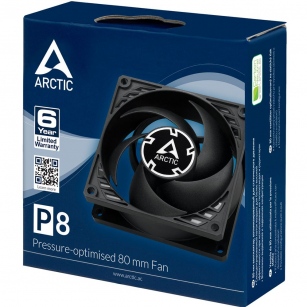 Вентилятор корпусной ARCTIC Cooling P8 (Black/Black) - retail (ACFAN00147A) (701990)
