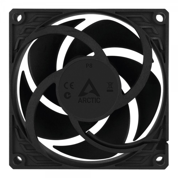 Вентилятор корпусной ARCTIC Cooling P8 PWM PST Value Pack (Black/Black) - retail (ACFAN00154A) (702072)