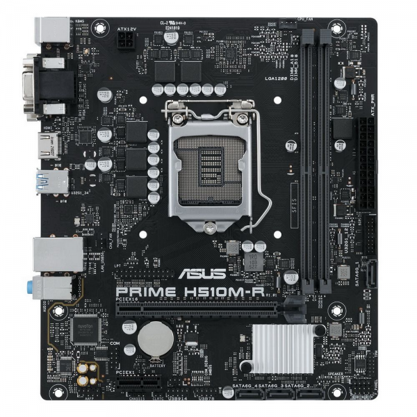 Материнская плата ASUS PRIME H510M-R-SI LGA1200 mATX 2xDDR4 PCIEx16 PCIEx1 HDMI DVI VGA {10} (299394)