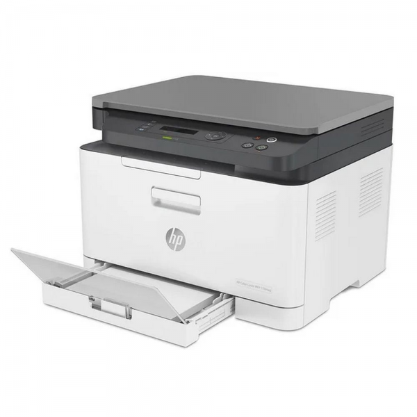 HP Color Laser 178nw А4, МФУ, лазерное, цветное, 18стр/мин, 600dpi, 800МГц, 128Мб, WiFi/AirPrint/USB/Ethernet , 2200стр/картридж, (4ZB96A)(507258)