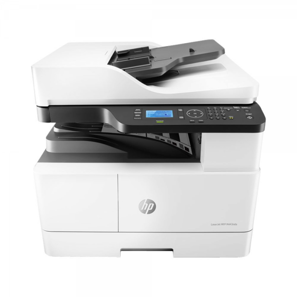 HP LaserJet M443nda А3, МФУ, лазерное, черно-белое, 25стр/мин, 1200dpi, 600МГц, 512Мб, 100АПД, USB/Ethernet, 4000стр/картридж, (8AF72A)