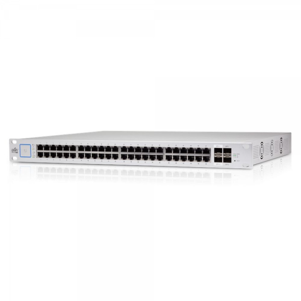 Коммутатор Ubiquiti UniFi Switch 48 PoE |USW-48-PoE| Ubiquiti PoE-коммутатор в стойку, 48х 1G RJ45, 4х SFP, раздача 195 |USW-48-PoE| Вт, (072146)