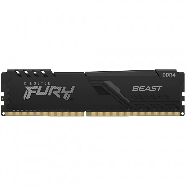 Модуль памяти Kingston FURY Beast Black Gaming Memory KF432C16BB/8 8GB DDR4 3200 DIMM Non-ECC, CL16, 1.35V, 1Gx8, RTL {25} (319910)